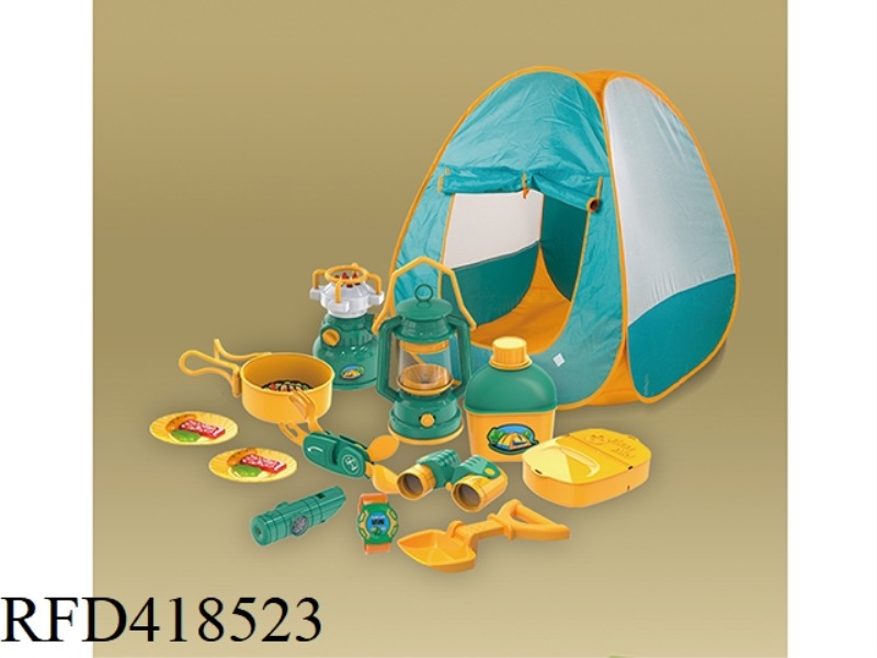 ASSEMBLED CAMPING TENT