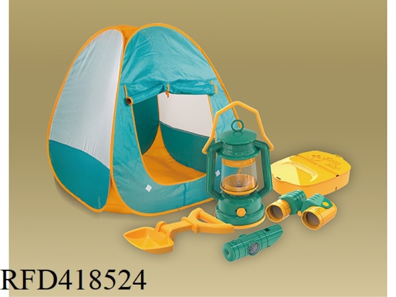 ASSEMBLED CAMPING TENT