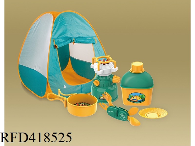 ASSEMBLED CAMPING TENT
