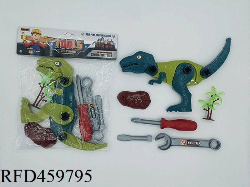 BAGGED DINOSAUR TOOL SET 6PCS