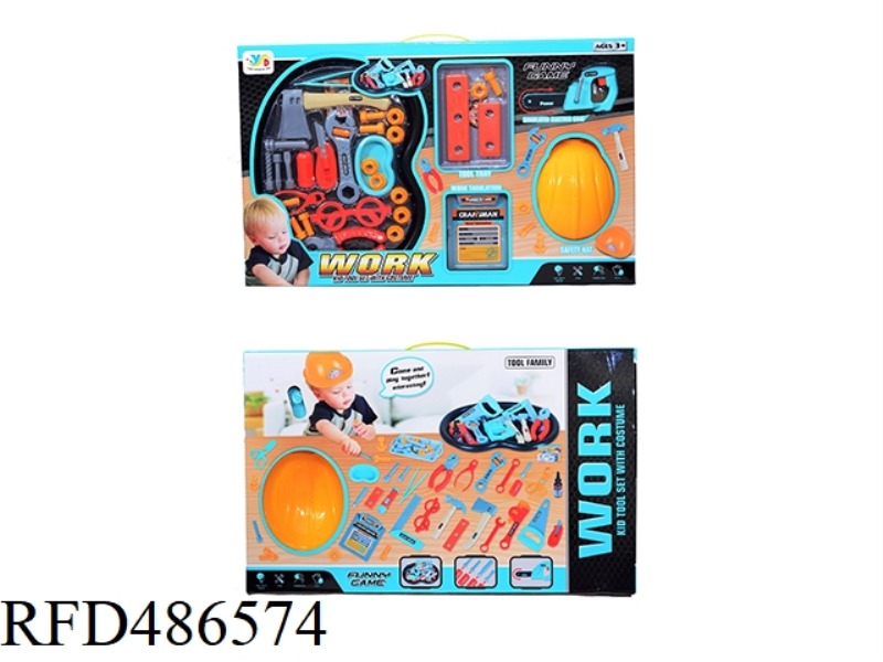 STORAGE TRAY + HARD HAT SAW TOOL SET