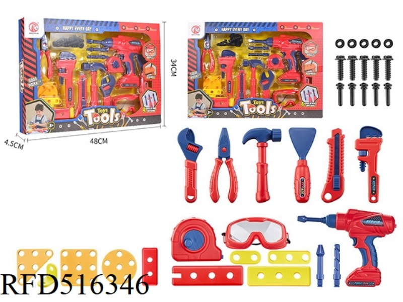 TOOL RED BLUE SERIES - WINNING BOX 37PCS