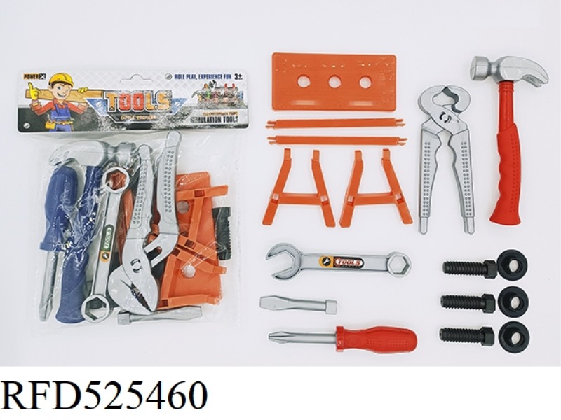 HAMMER PLIERS TABLE TOOL SET 16PCS