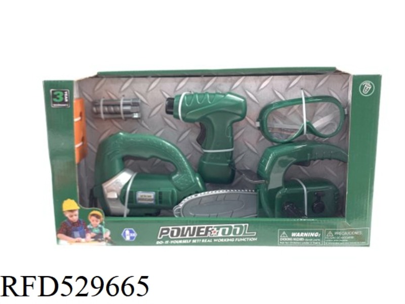 DISPLAY BOX POWER TOOL SET (9PCS)
