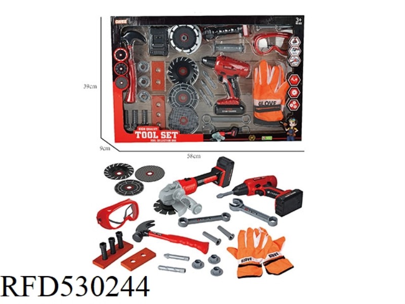 SANDER + DRILL TOOL SET