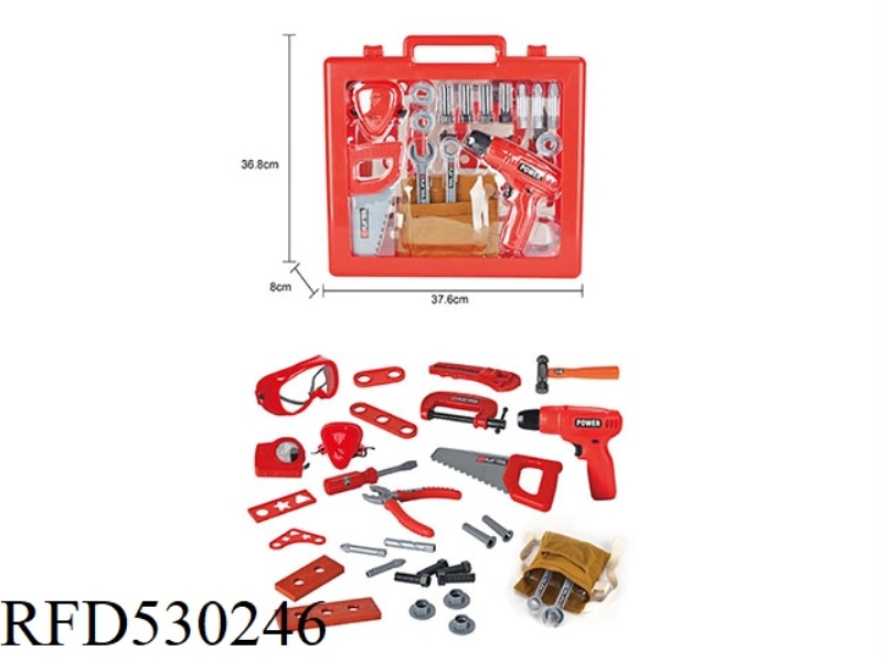 HAND BOX + POWER DRILL TOOL SET