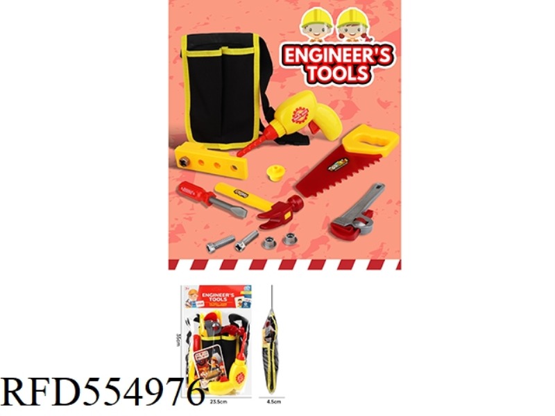 BACKPACK BAG TOOL CHARACTER SET