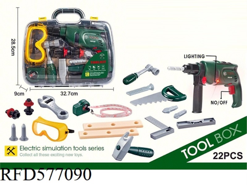 POWER TOOL SET ELECTRIC 2*AA(NOT INCLUDED)