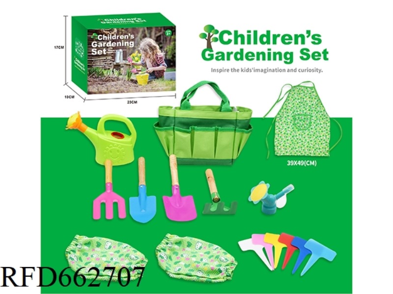 GARDEN SET (SPADE, SHOVEL, RAKE)