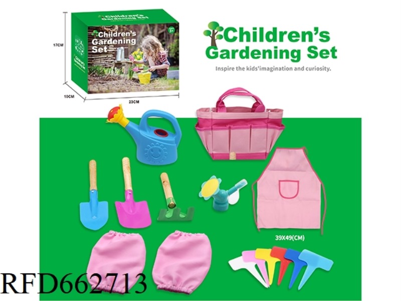 GARDEN SET (SPADE, SHOVEL, RAKE)