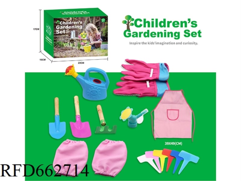 GARDEN SET (SPADE, SHOVEL, RAKE)