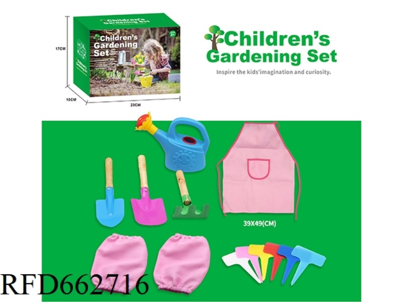 GARDEN SET (SPADE, SHOVEL, RAKE)