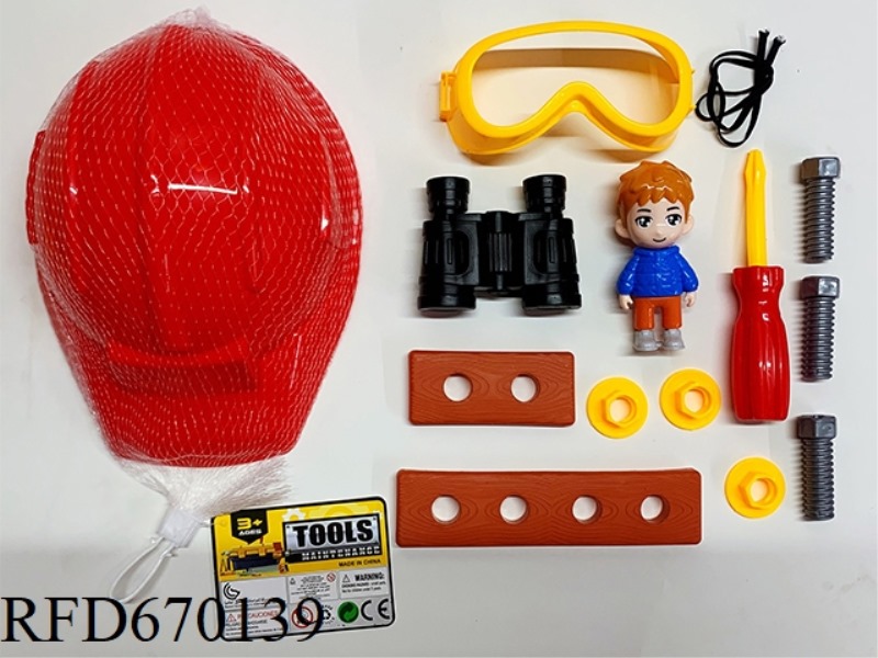 ENGINEERING HAT AND TOOL SET (14-PIECE SET)