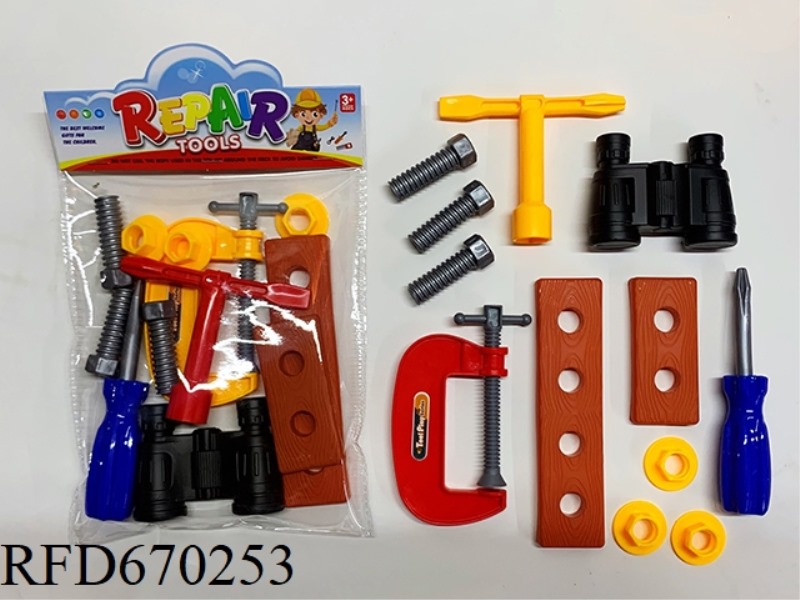 12-PIECE SET OF TOOLS