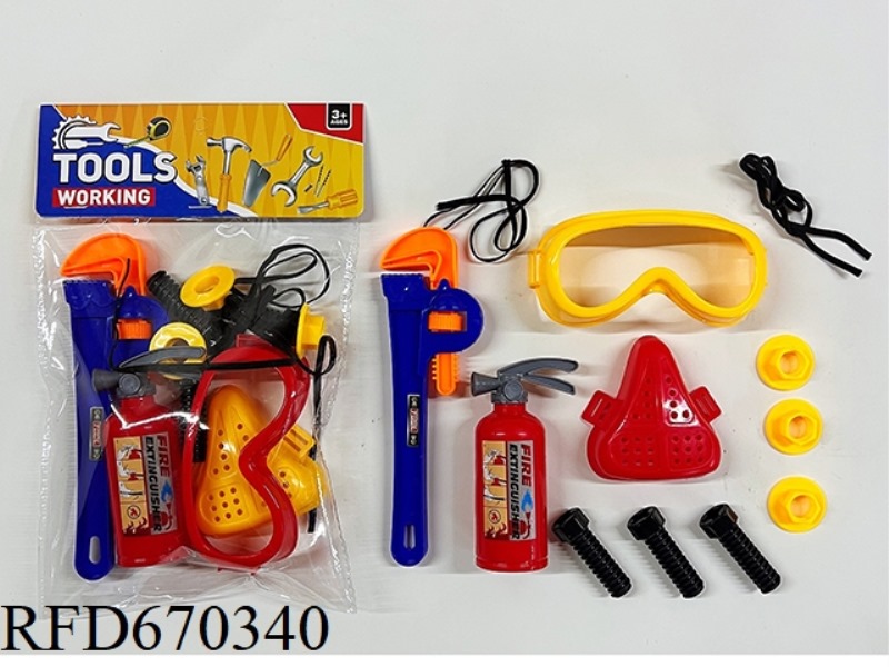 TOOL SET (10 PIECES +2 ROPES)