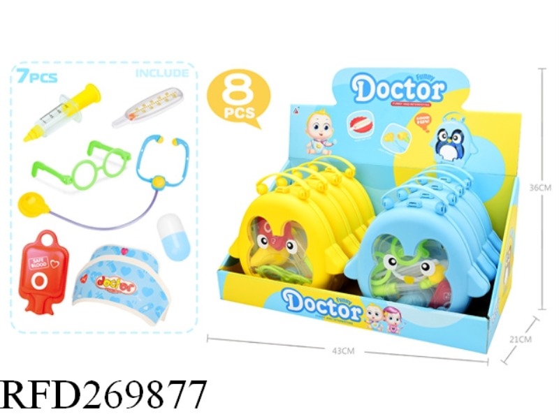 DOCTOR SET 8PCS(YELLOW,BLUE)