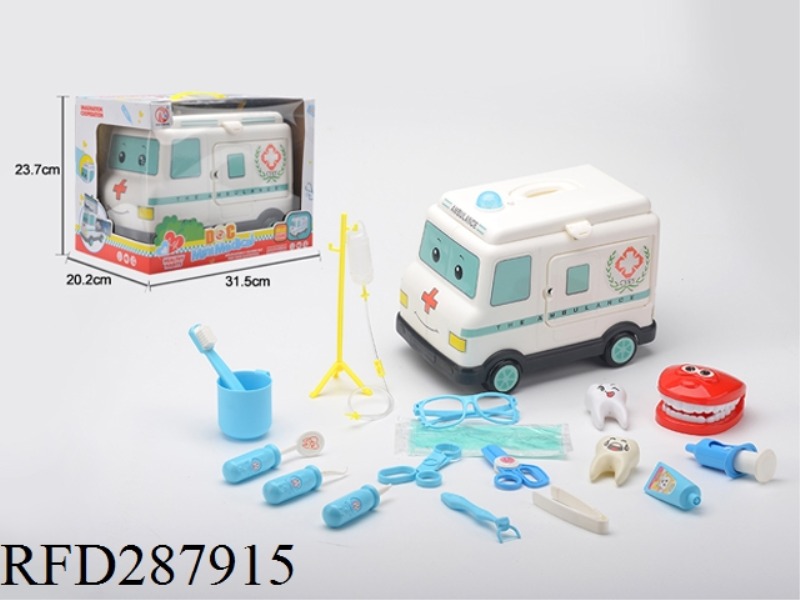AMBULANCE DENTIST SET WITH LIGHT AND IC