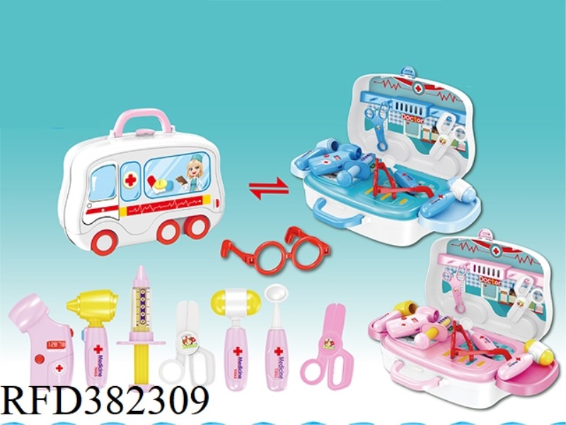PLAY HOUSE MEDICAL EQUIPMENT SUITCASE