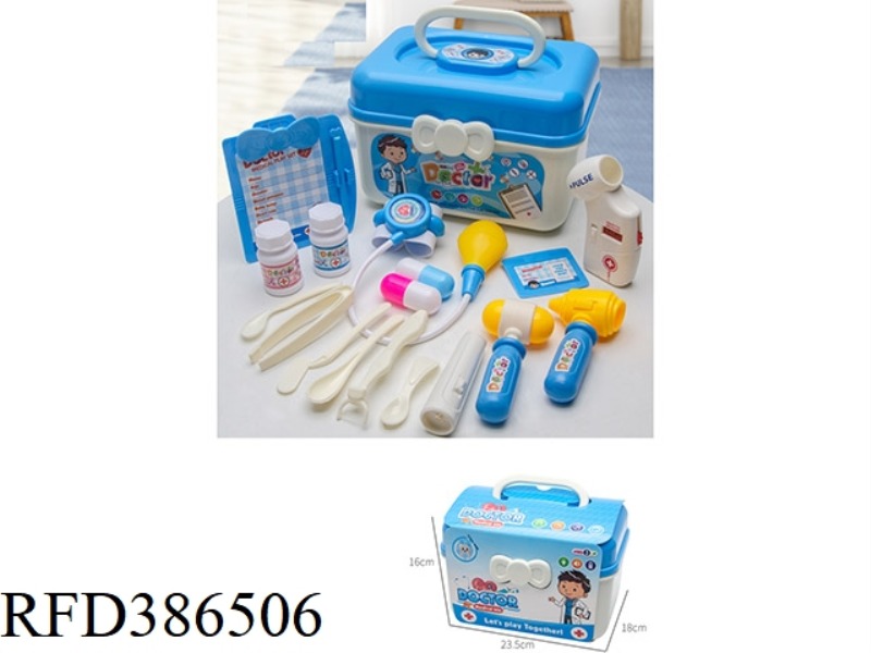 18-PIECE MEDICAL KIT WITH LIGHT