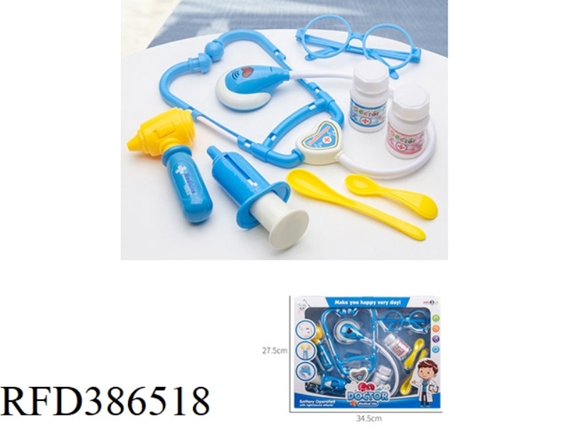 DOCTOR TOOL WITH LIGHT IC8 PIECE SET