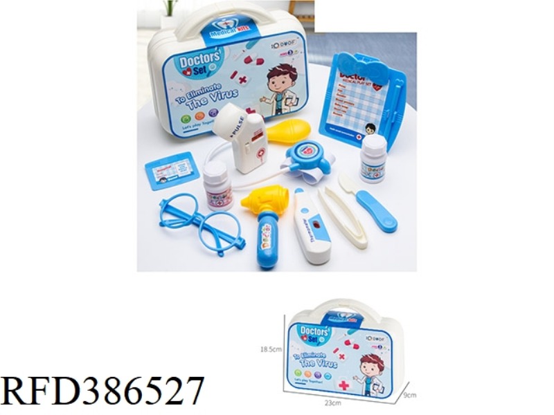 12-PIECE SET OF MEDICAL TOOLS WITH LIGHT