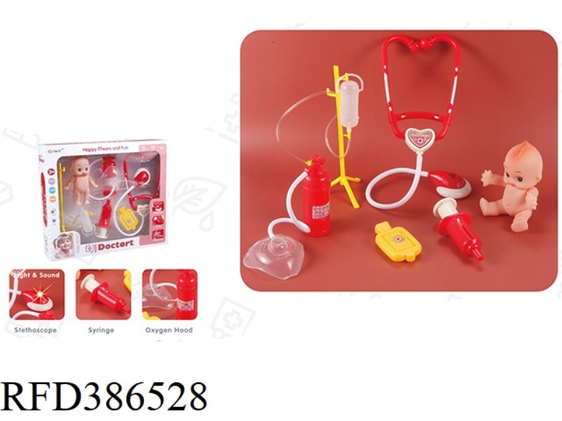 MEDICAL TOOLS WITH LIGHT IC-STETHOSCOPE 6-PIECE SET