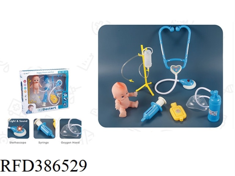 MEDICAL TOOLS WITH LIGHT IC-STETHOSCOPE 6-PIECE SET
