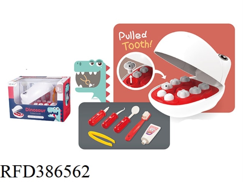 DINOSAUR DENTIST 7 PIECE SET
