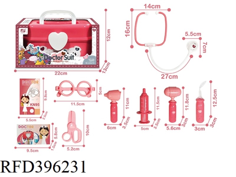 SOUND AND LIGHT MEDICAL TOOLS 9PCS