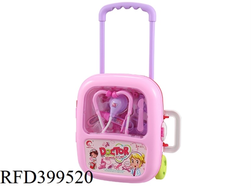TROLLEY BOX MEDICAL SET-GIRL MODEL
