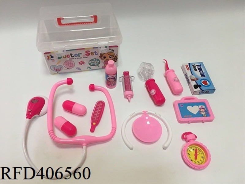 PORTABLE SQUARE BOX MEDICAL TOOLS WITH SOUND AND LIGHT 12PCS