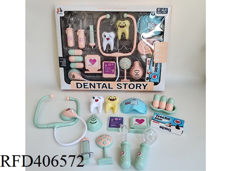 16-PIECE MEDICAL SET SET, 2 COLORS MIXED WITH LIGHT