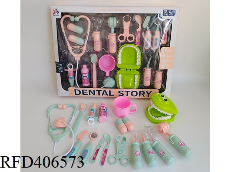 12-PIECE MEDICAL EQUIPMENT SET, 2 COLORS MIXED WITH LIGHT