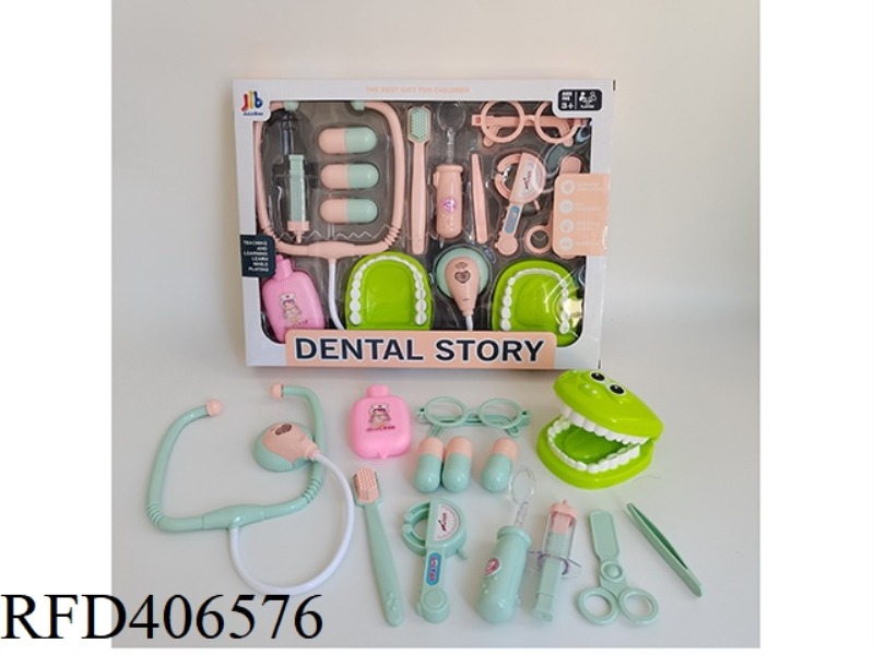 13-PIECE MEDICAL SET SET, 2 COLORS MIXED WITH LIGHT
