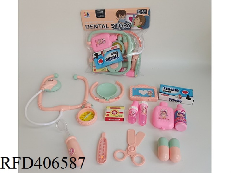 15-PIECE MEDICAL SET SET, 2 COLORS MIXED WITH LIGHT