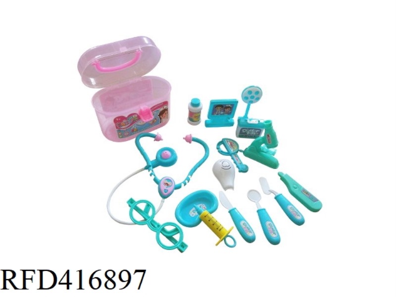 BLUE CHILDREN'S MEDICAL SET 15PCS