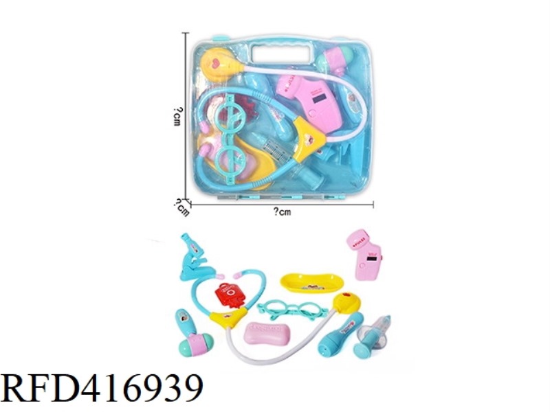 BLUE CHILDREN'S MEDICAL SET 10PCS, WITH IC