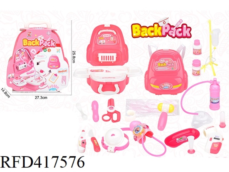 BACKPACK TOY WITH LIGHT 20PCS