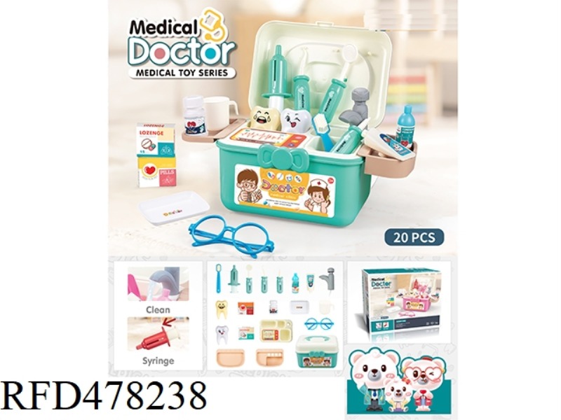 BOXED DENTIST PLATFORM 20 PIECE SET