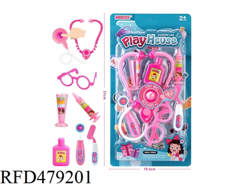 FEMALE DOCTOR MEDICAL EQUIPMENT SET