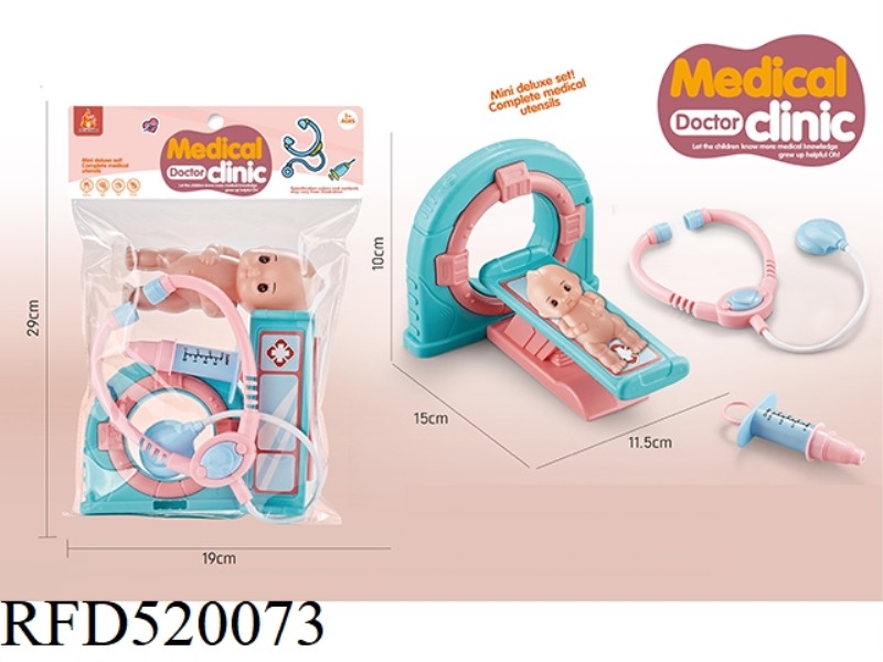 CT BED OVER HOME MEDICAL KIT SET