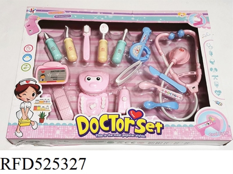 DENTAL SET WITH COLORFUL LIGHTS
