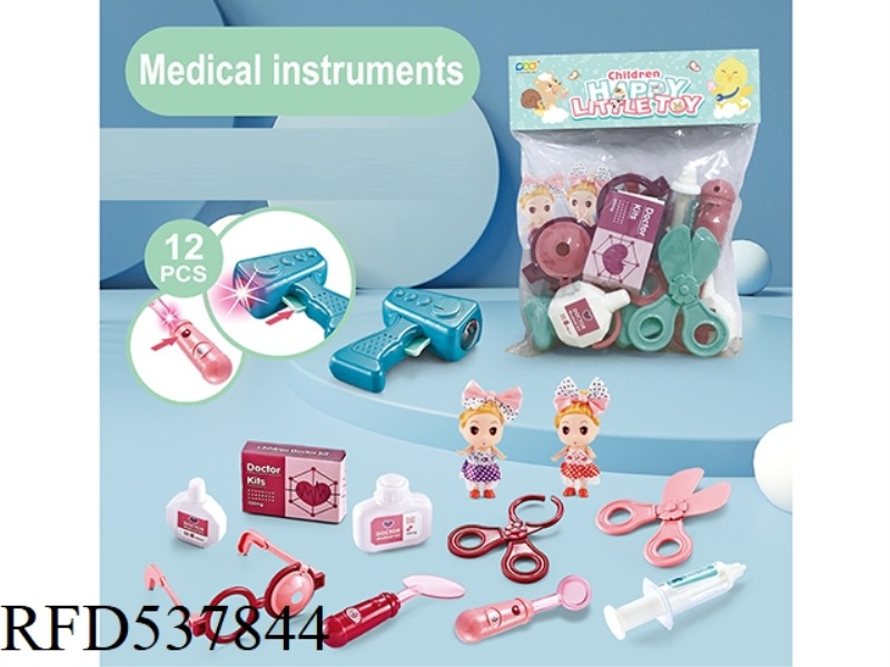 ELECTRIC MEDICAL KIT WITH A 3-INCH BARBIE