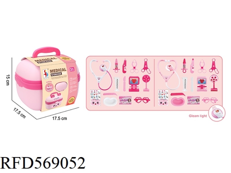 PLAY HOUSE CARTOON MEDICINE SUITCASE