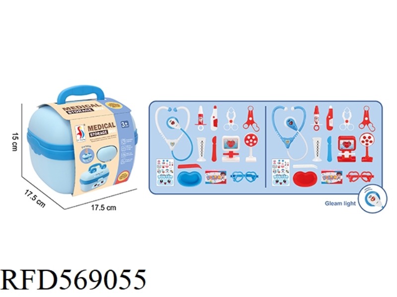PLAY HOUSE CARTOON MEDICINE SUITCASE