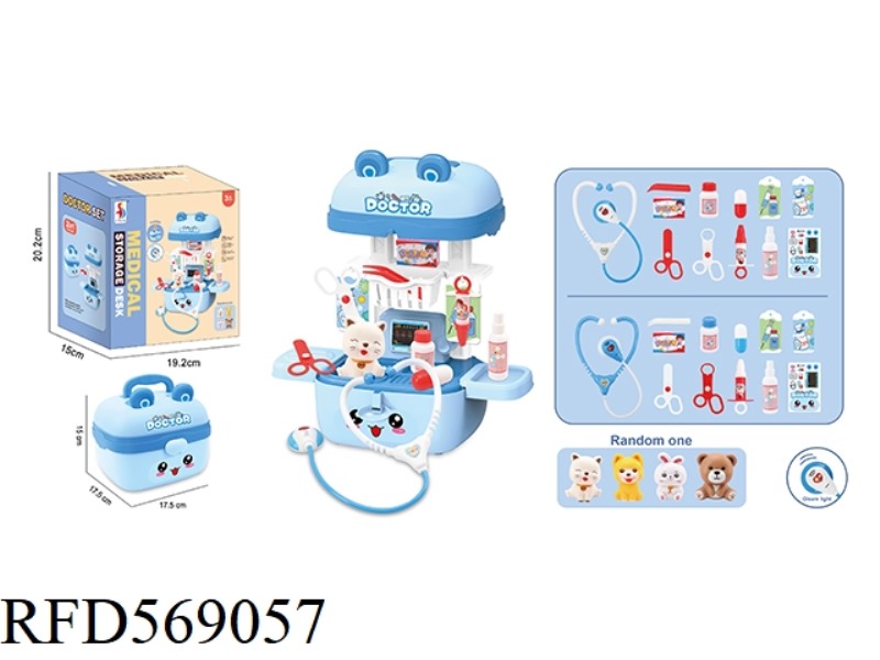 PLAY HOUSE CARTOON MEDICINE SUITCASE