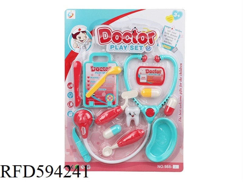 CANDY-COLORED MEDICAL EQUIPMENT TOYS