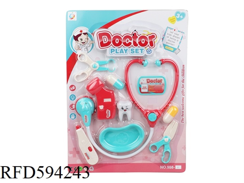 CANDY-COLORED MEDICAL EQUIPMENT TOYS