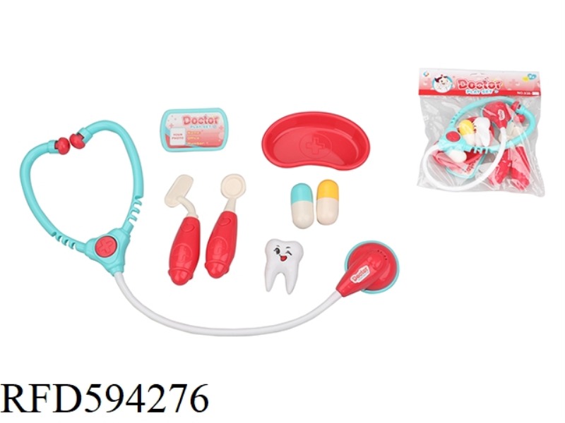 CANDY-COLORED MEDICAL EQUIPMENT TOYS