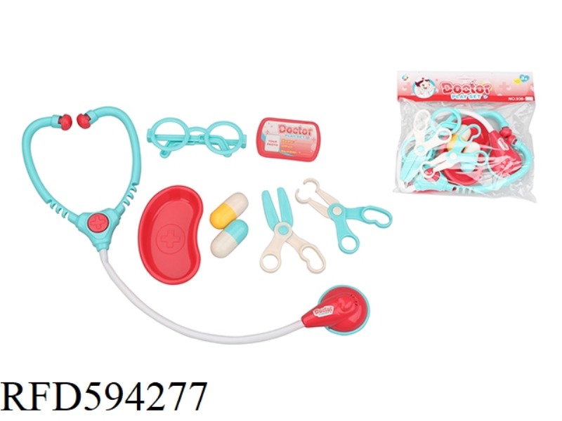 CANDY-COLORED MEDICAL EQUIPMENT TOYS